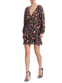 Carlo Floral Wrap Dress at Saks Fifth Avenue